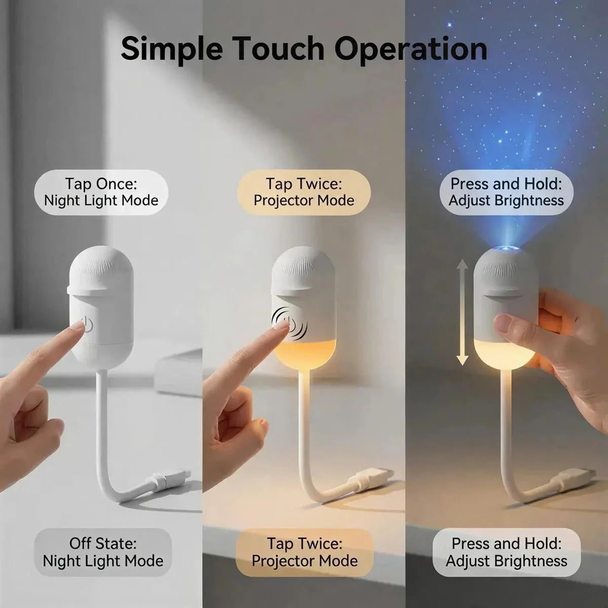 3-in-1 Starry Sky Projector