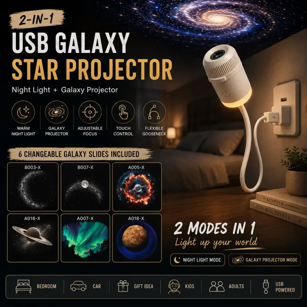 6-in-1 Galaxy Star Projector